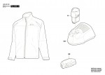 Bosch 1 600 A00 1JA Heat+Jacket 10,8V Professional Jacket Spare Parts